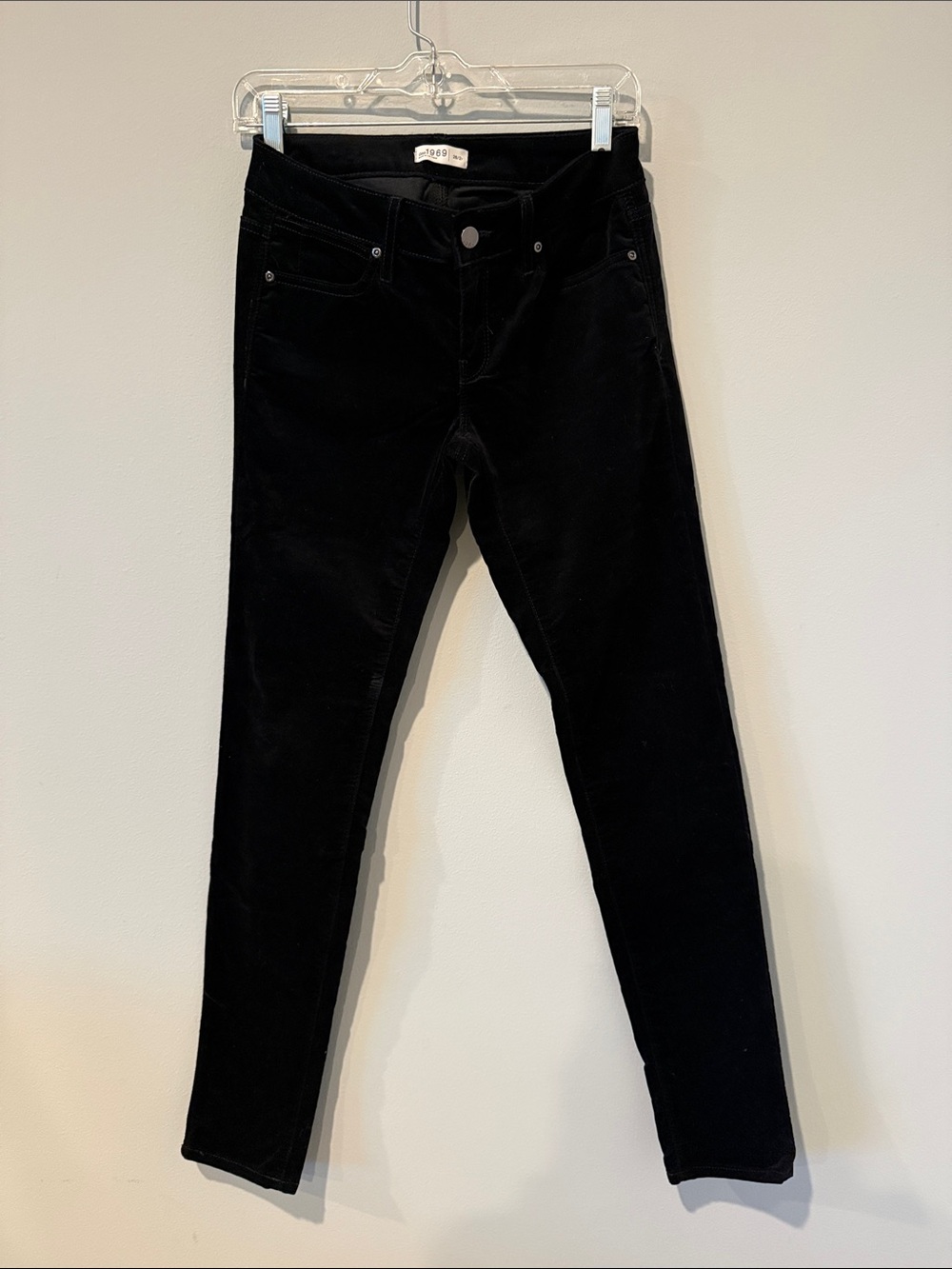 GAP Black velvet Pants